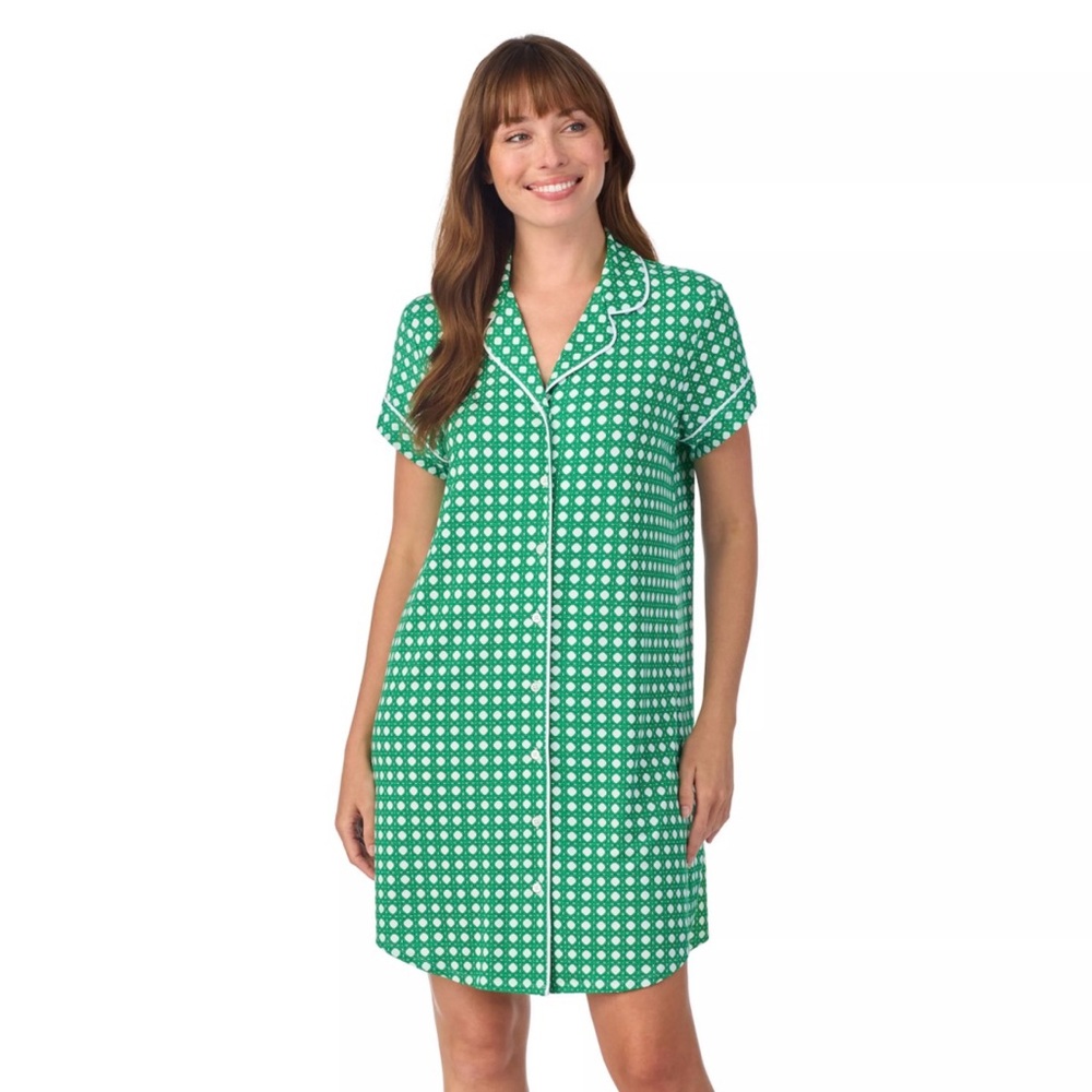Kohl’s Draper James Short Sleeve Notch Collar Sleepshirt